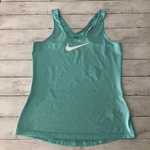 Light Blue Nike Pro Dri-Fit Tank Top